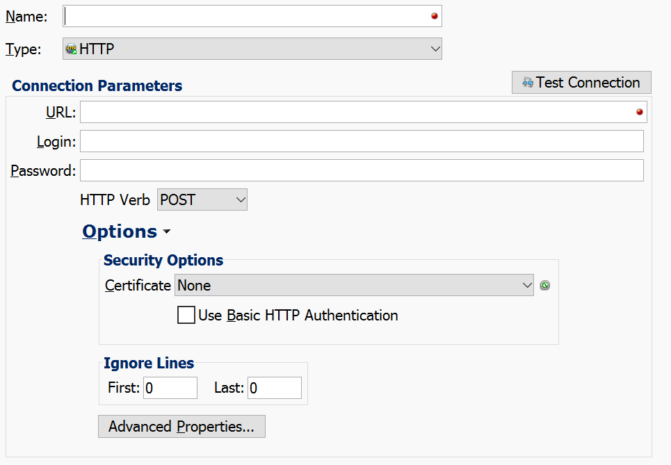 HTTP target source example