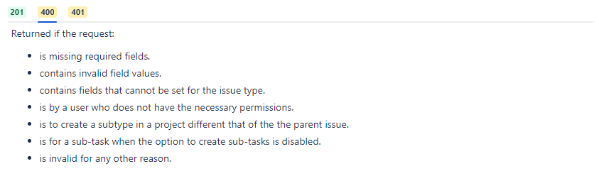 Jira get issue status codes