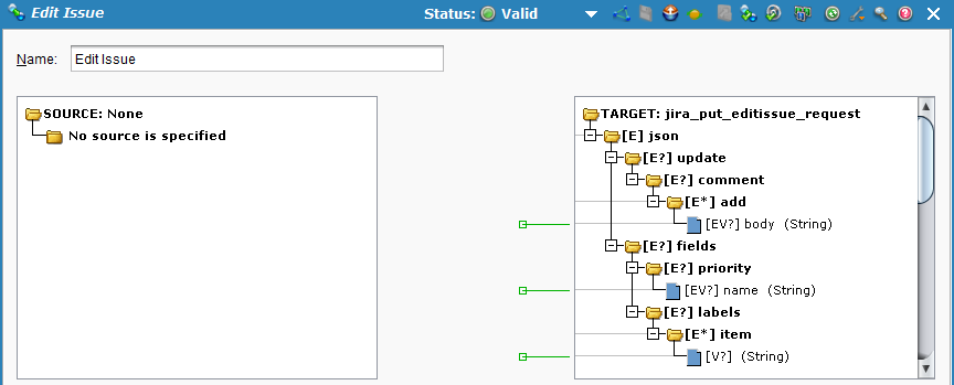 A request structure only 2