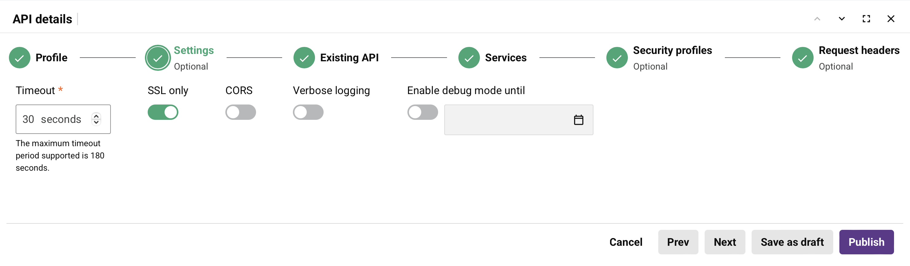 create new proxy settings tab