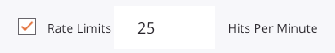 configuration rate limits