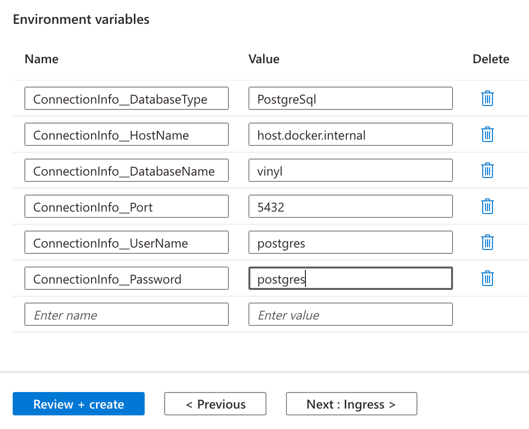 Create Container App 4