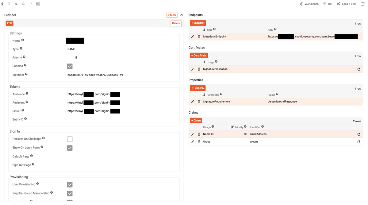 duo App Builder config