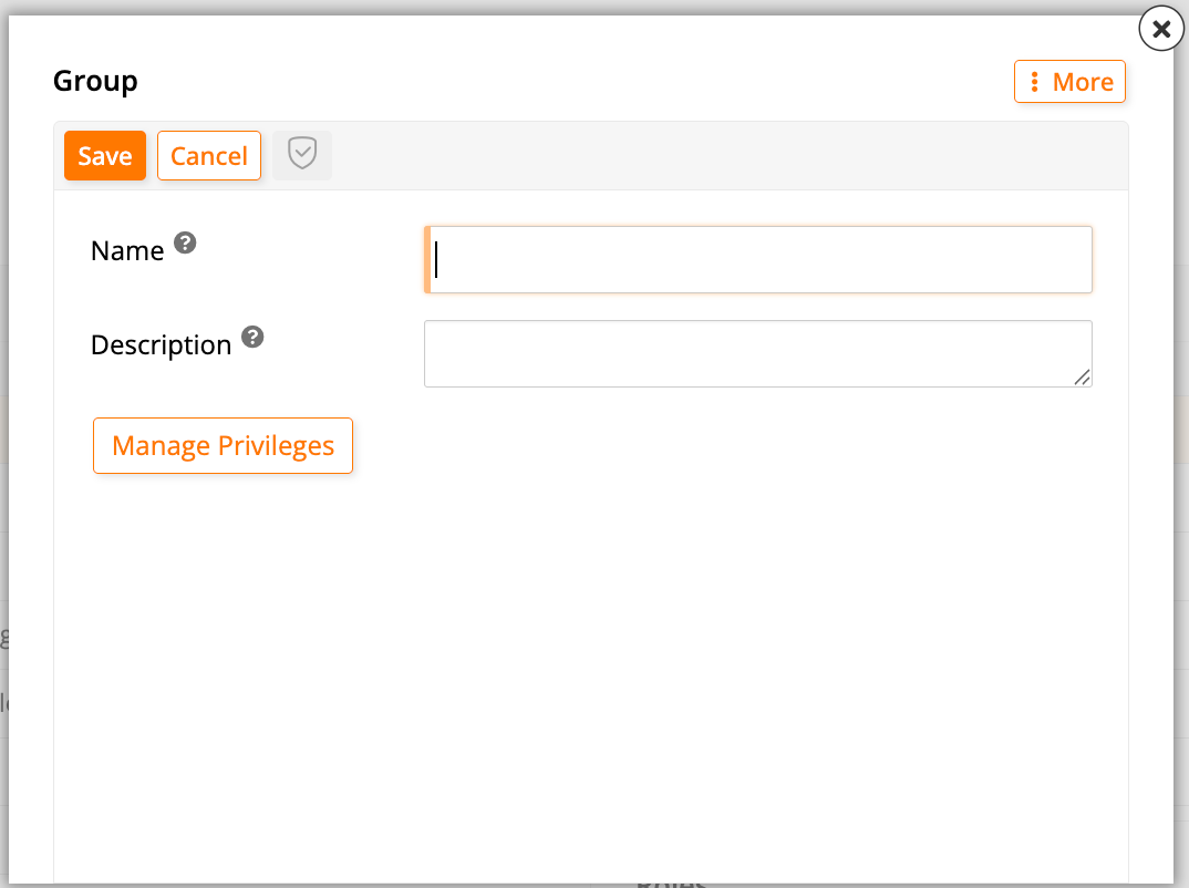 Group dialog creation mode