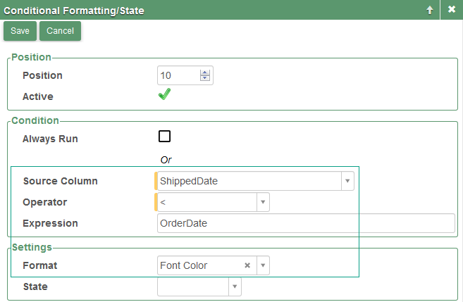 Conditionallogic Bedingte Logik