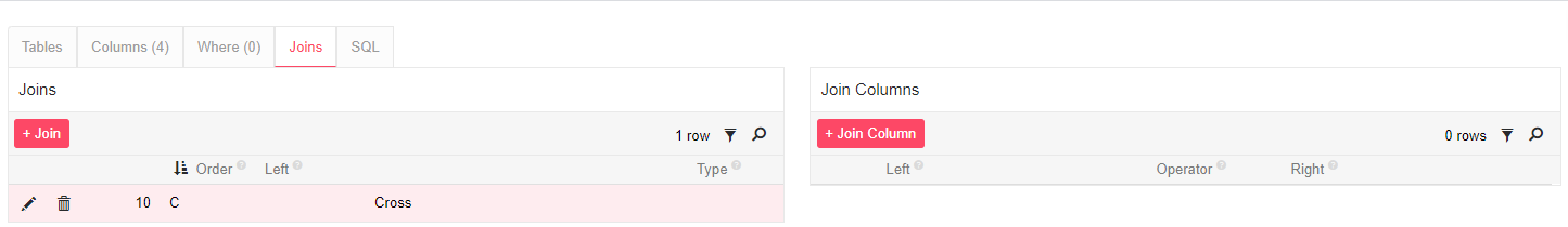 A Crossjoins A crossjoins