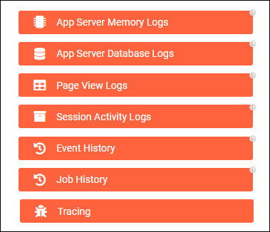 Registros de monitoramento