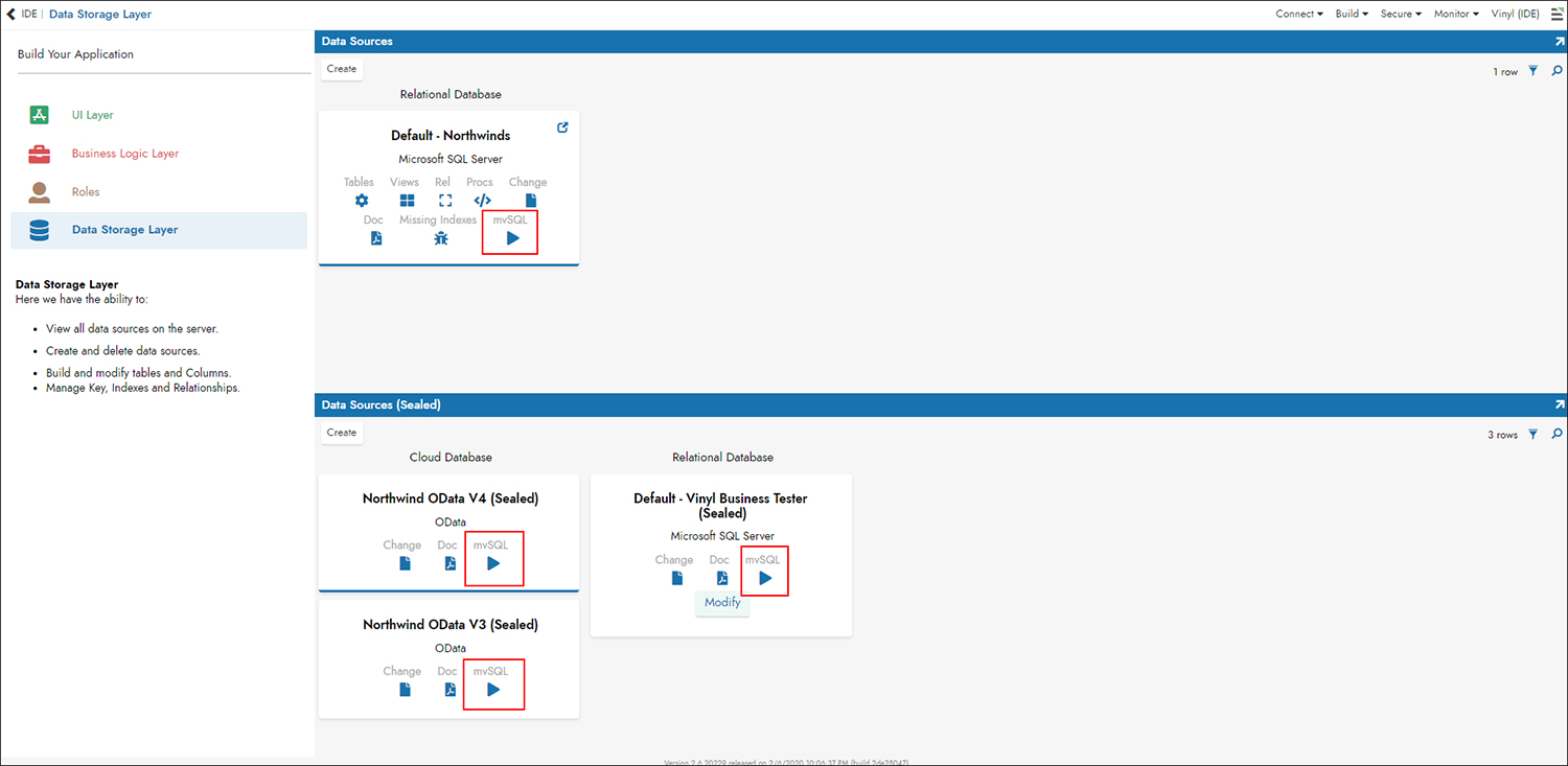 Mvsqldatastorage mvSQLdatastorage