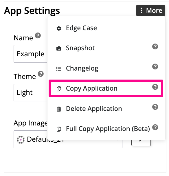 Copy Application