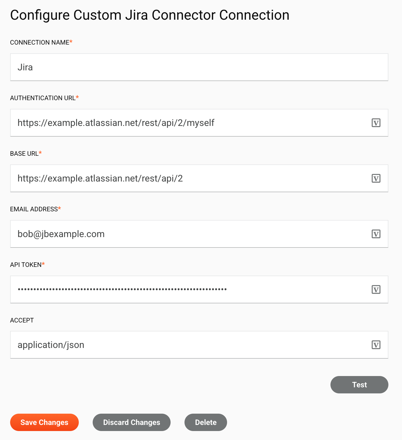 custom connection
