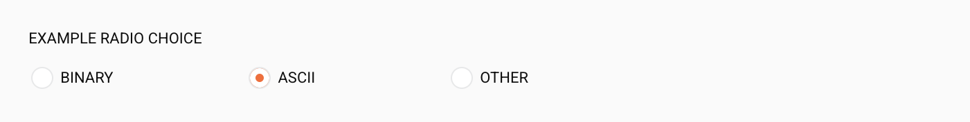 Radio Choice