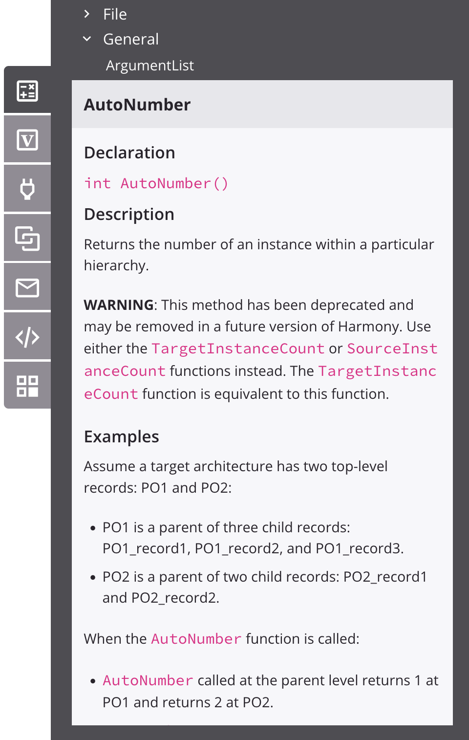 documentos de funciones