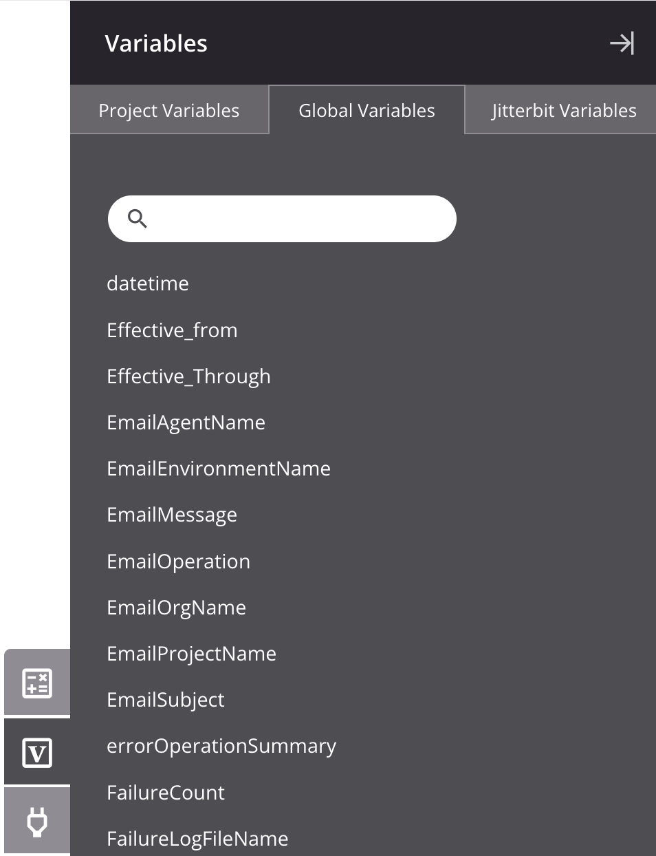 global variables