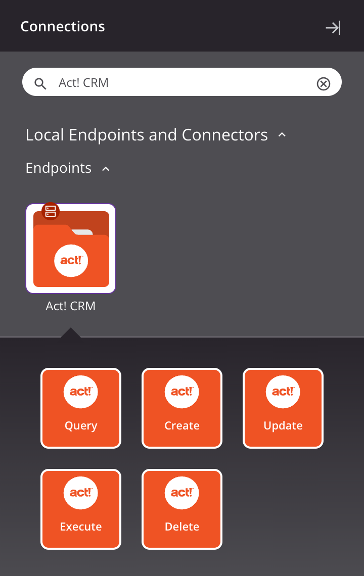 Act! CRM activity types