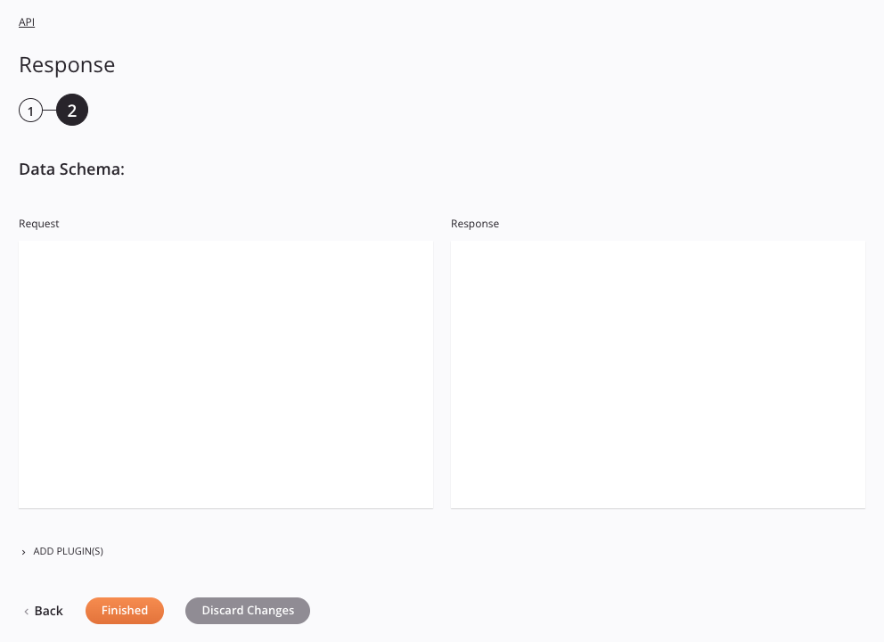 Etapa 2 da configuração da atividade de resposta da API