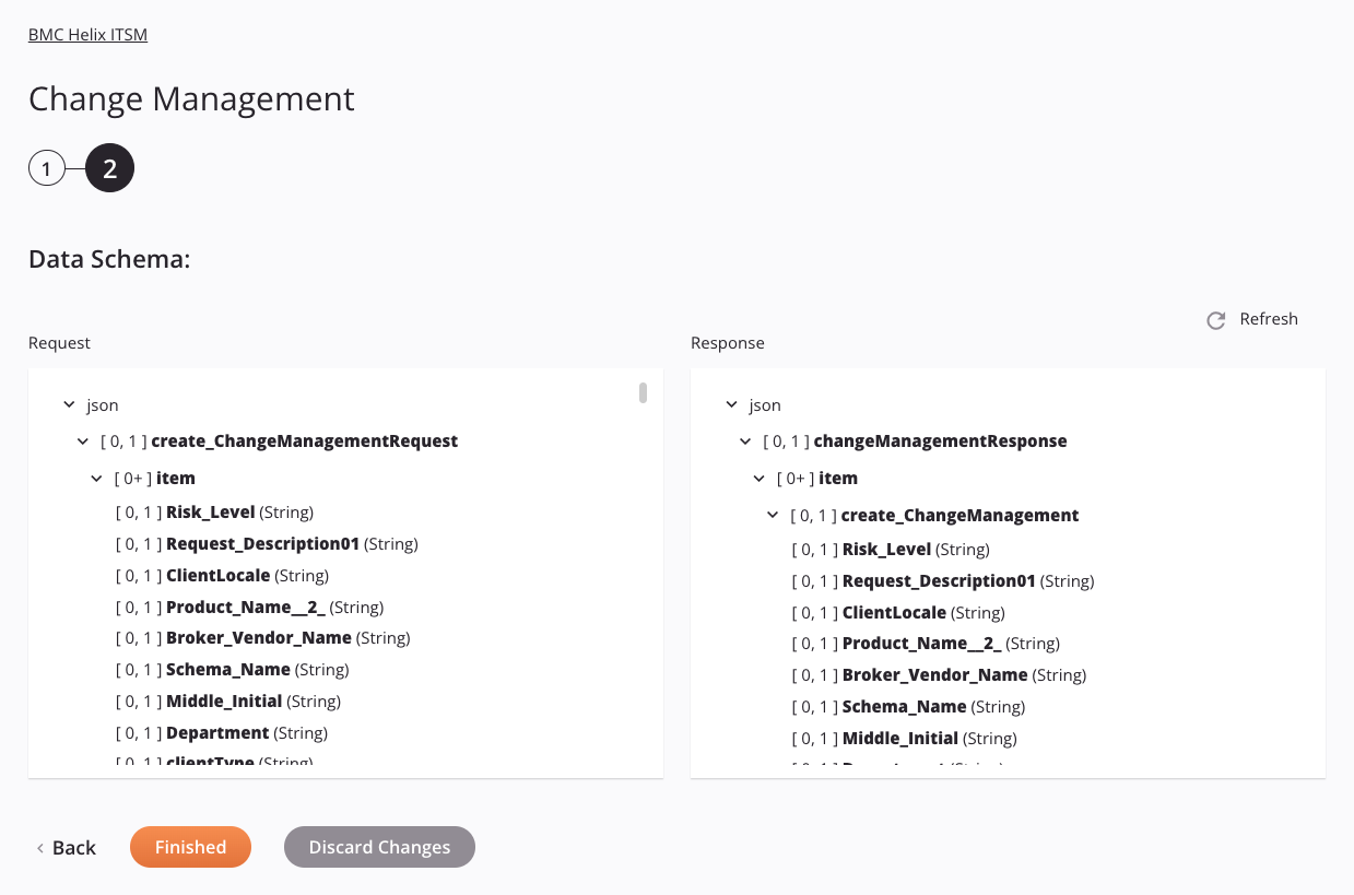 BMC Helix ITSM Change Management activity configuration step 2