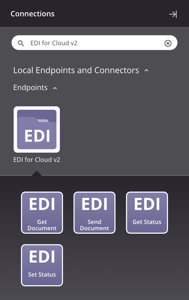 EDI for Cloud v2 activity types