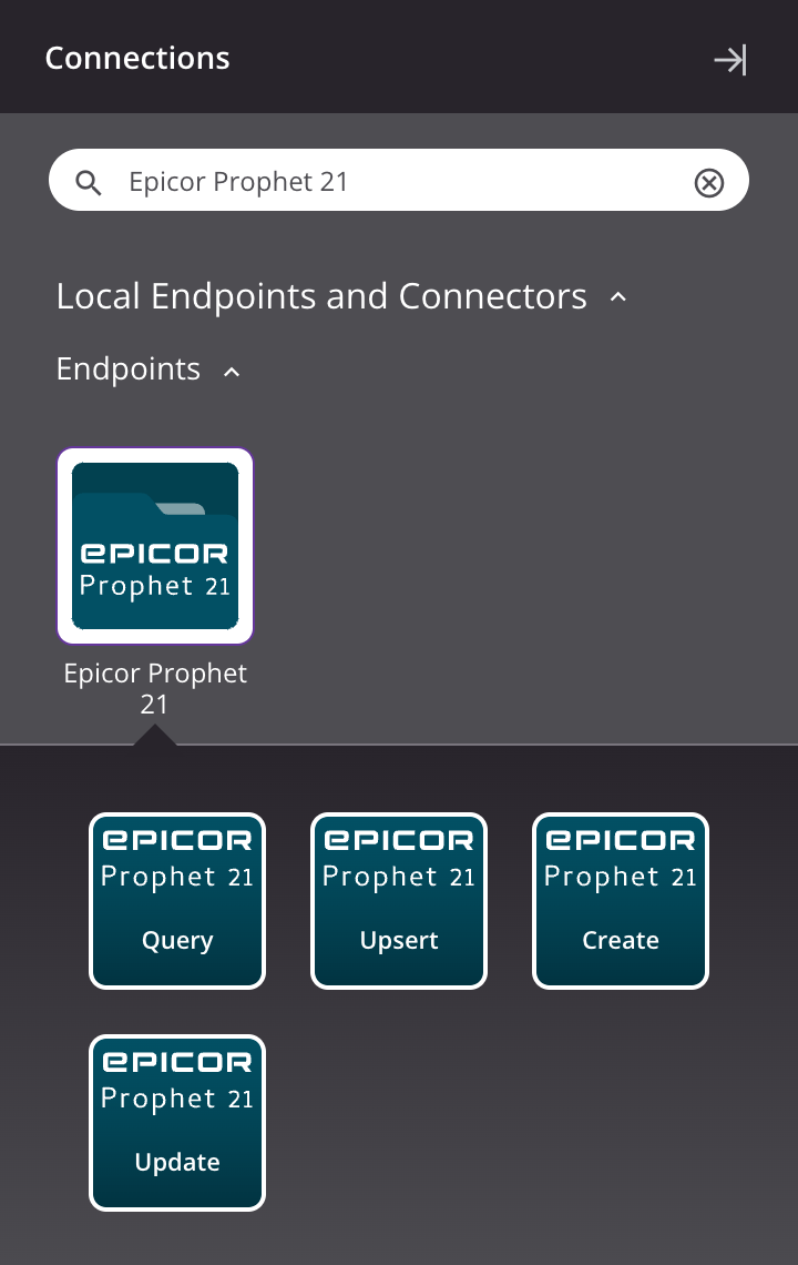 Tipos de atividade do Epicor Prophet 21