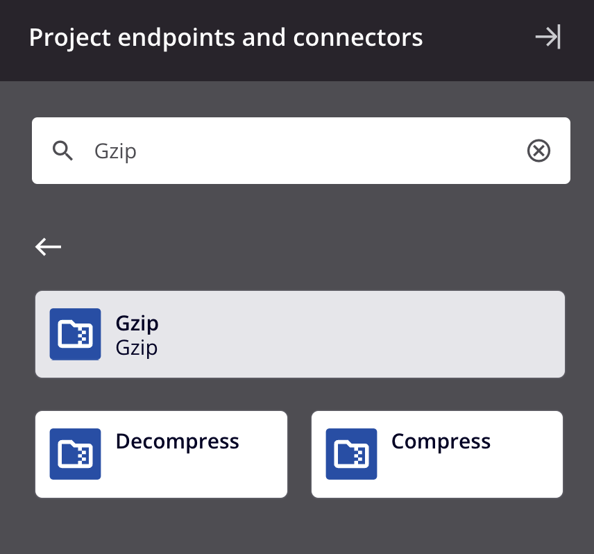 Tipos de atividade Gzip