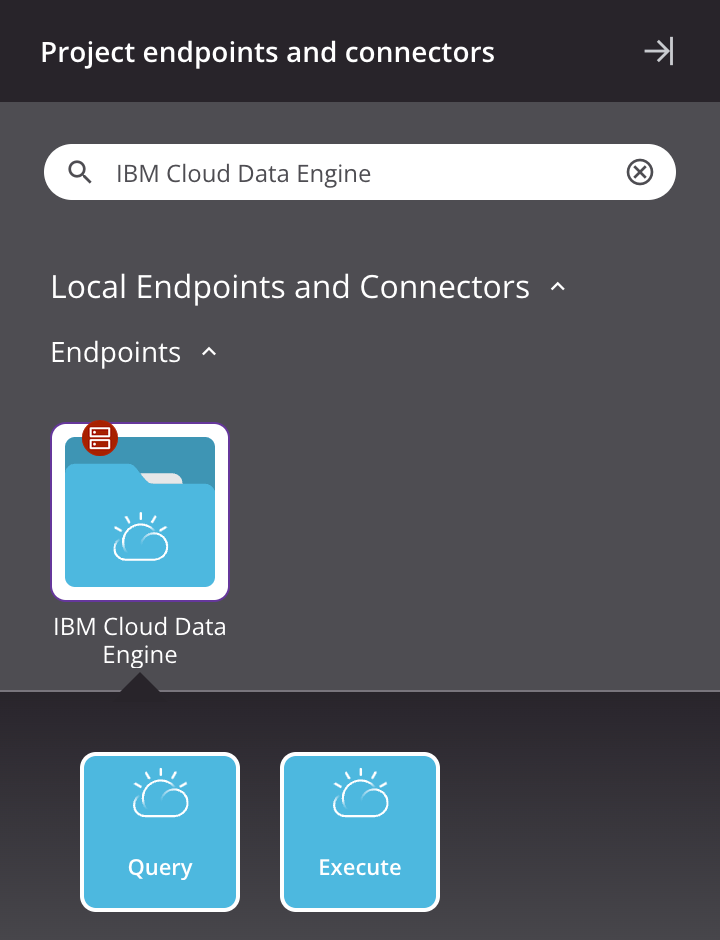 Tipos de actividad de IBM Cloud Data Engine