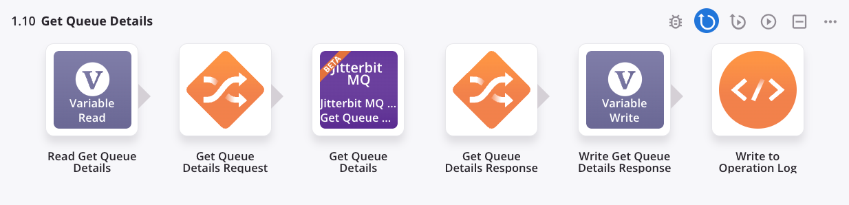 Jitterbit MQ Obtener operación