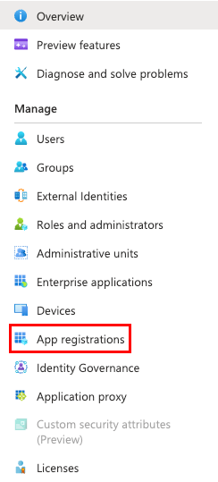 Microsoft Dynamics CRM app registrations