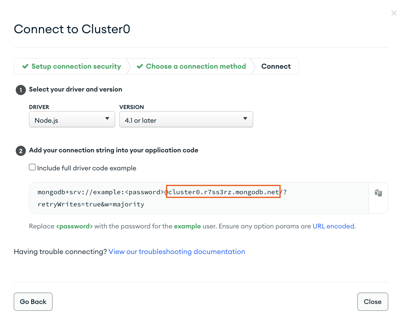 Configuración 12 de MongoDB Atlas