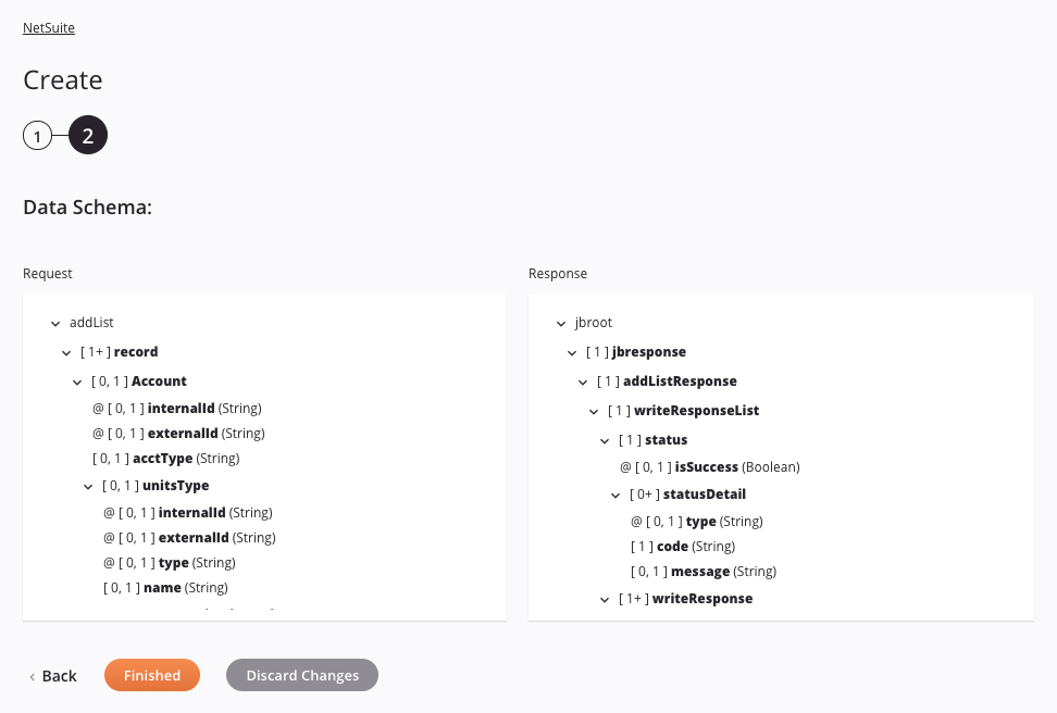 NetSuite Create activity 2