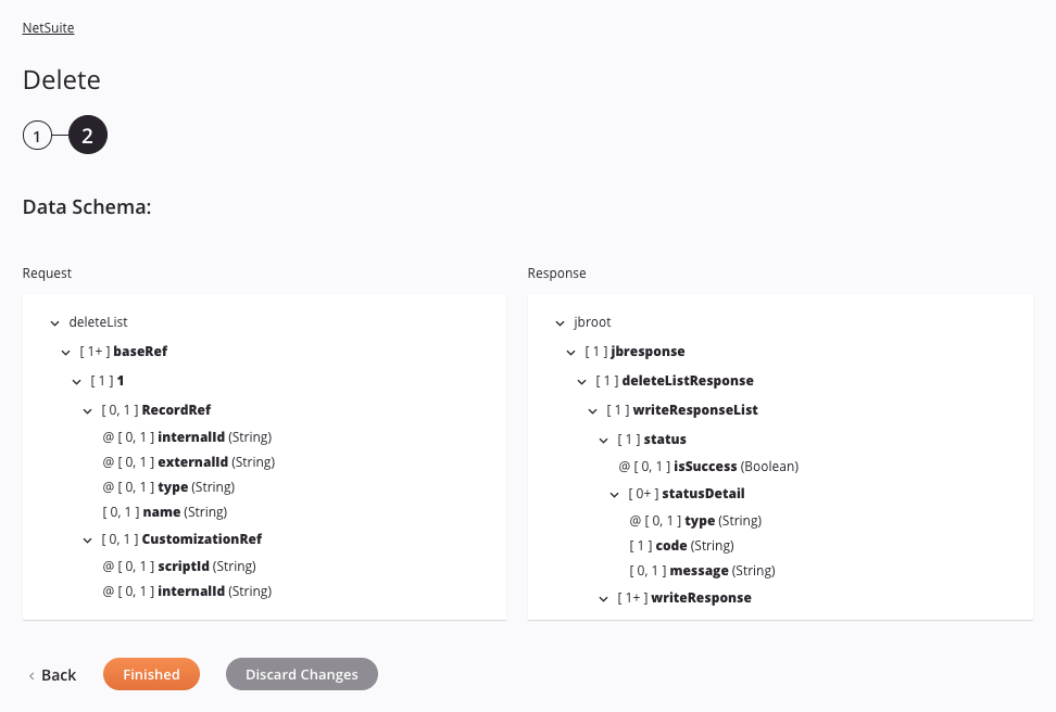 NetSuite Delete activity 2