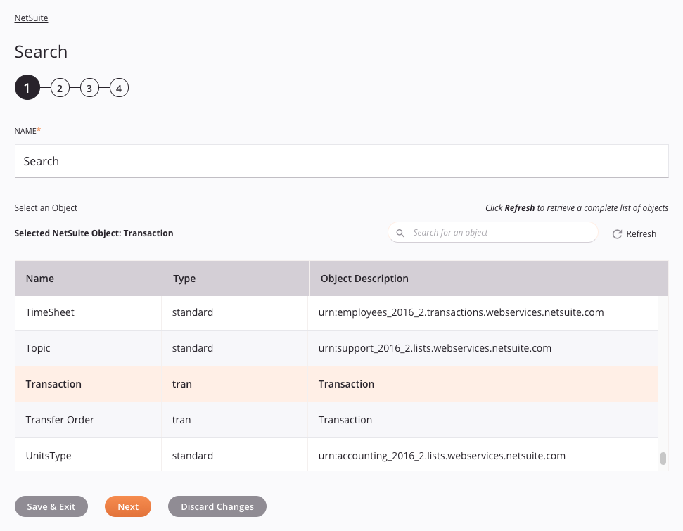 NetSuite Serach activity 1 basic search