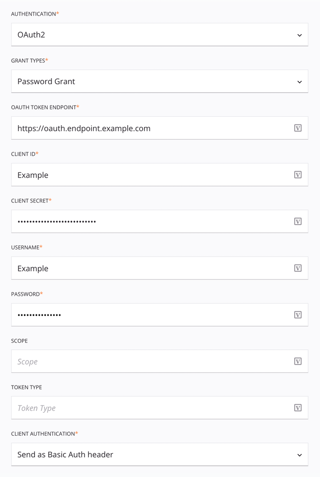 OData connection OAuth authentication