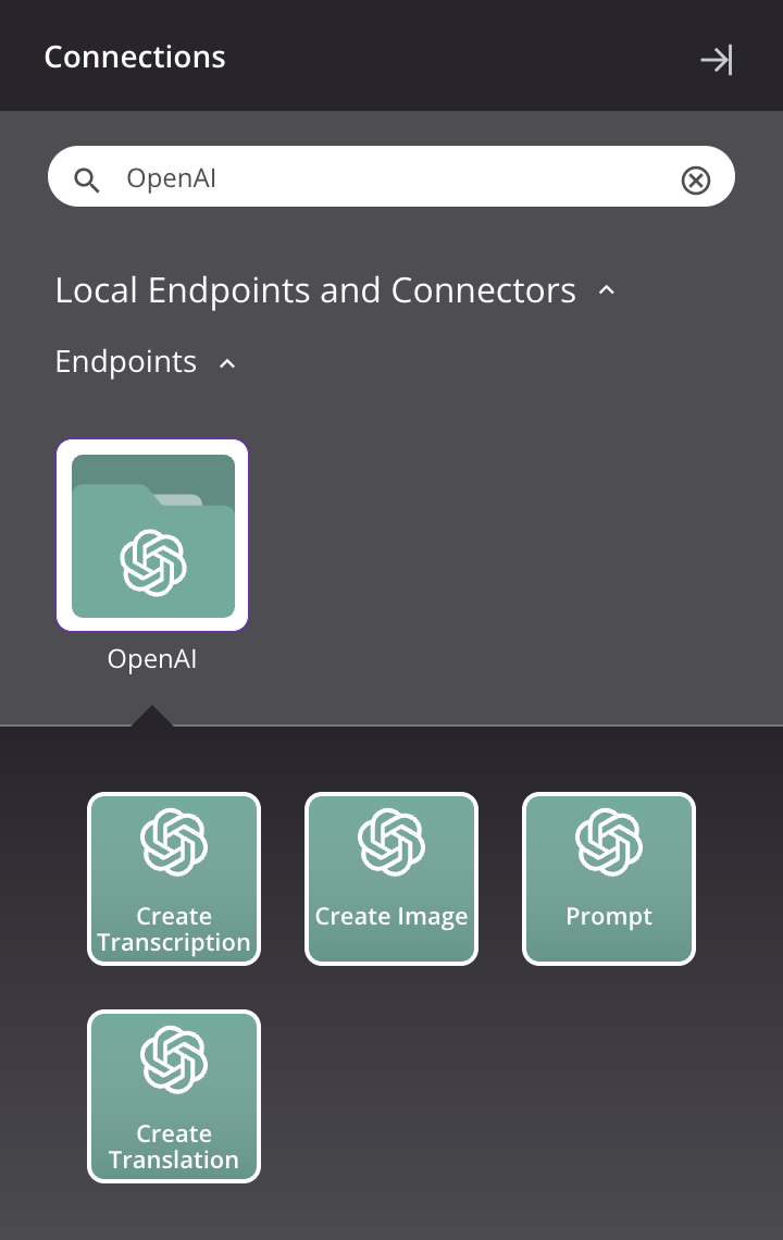 Tipos de atividade OpenAI