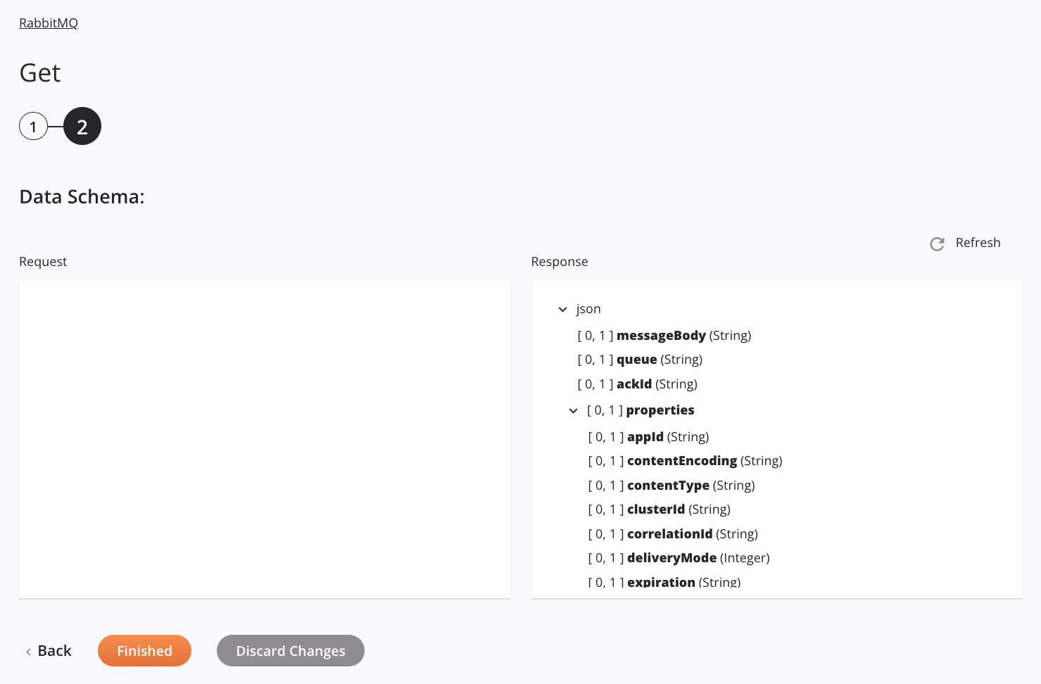 RabbitMQ Obtener configuración de actividad Paso 2