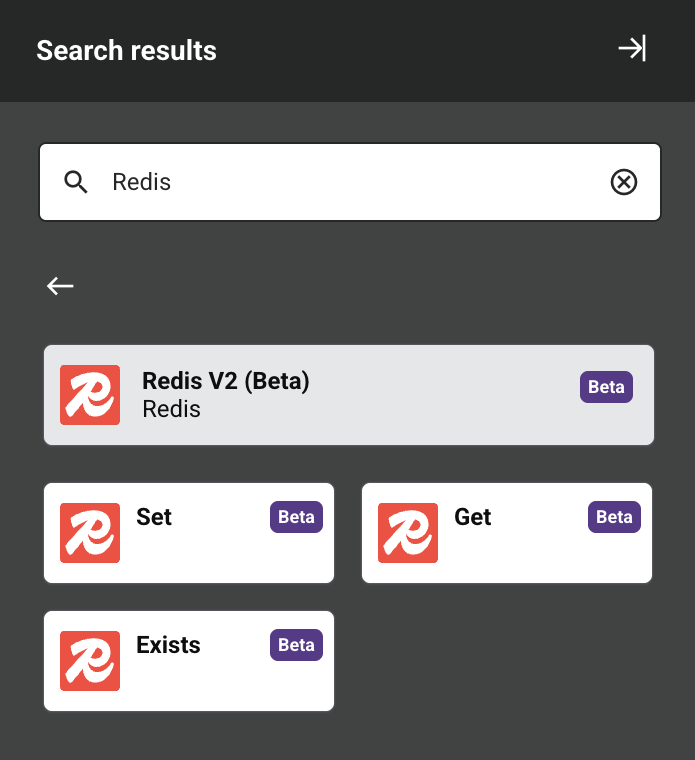 Redis activity types