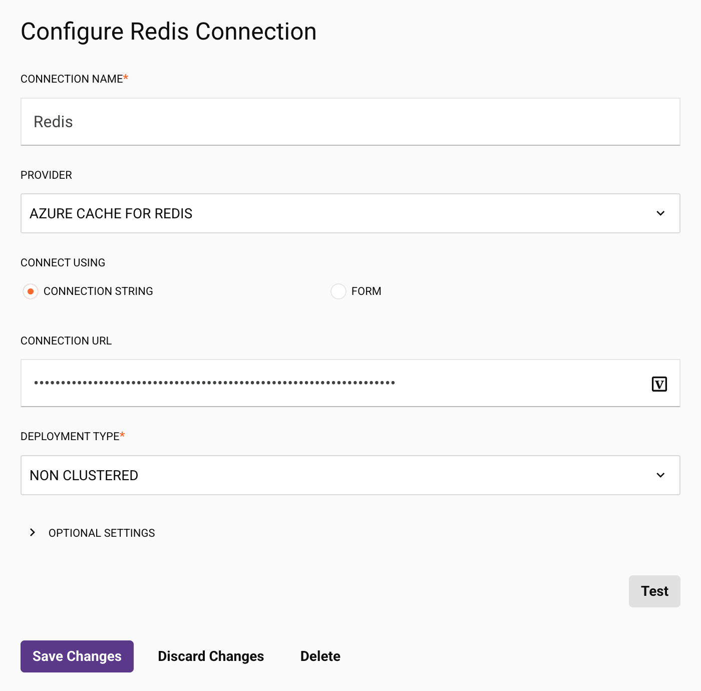Redis configuration