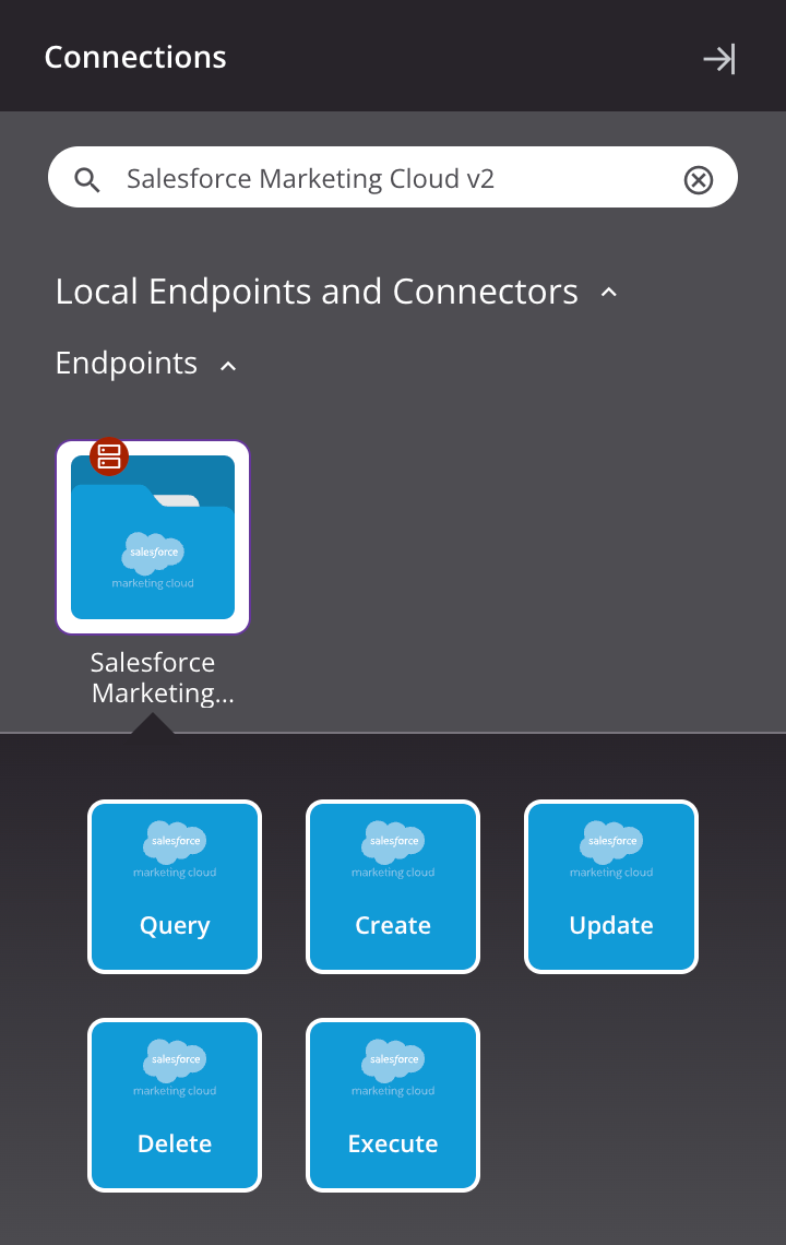 Salesforce Marketing Cloud V2 activity types