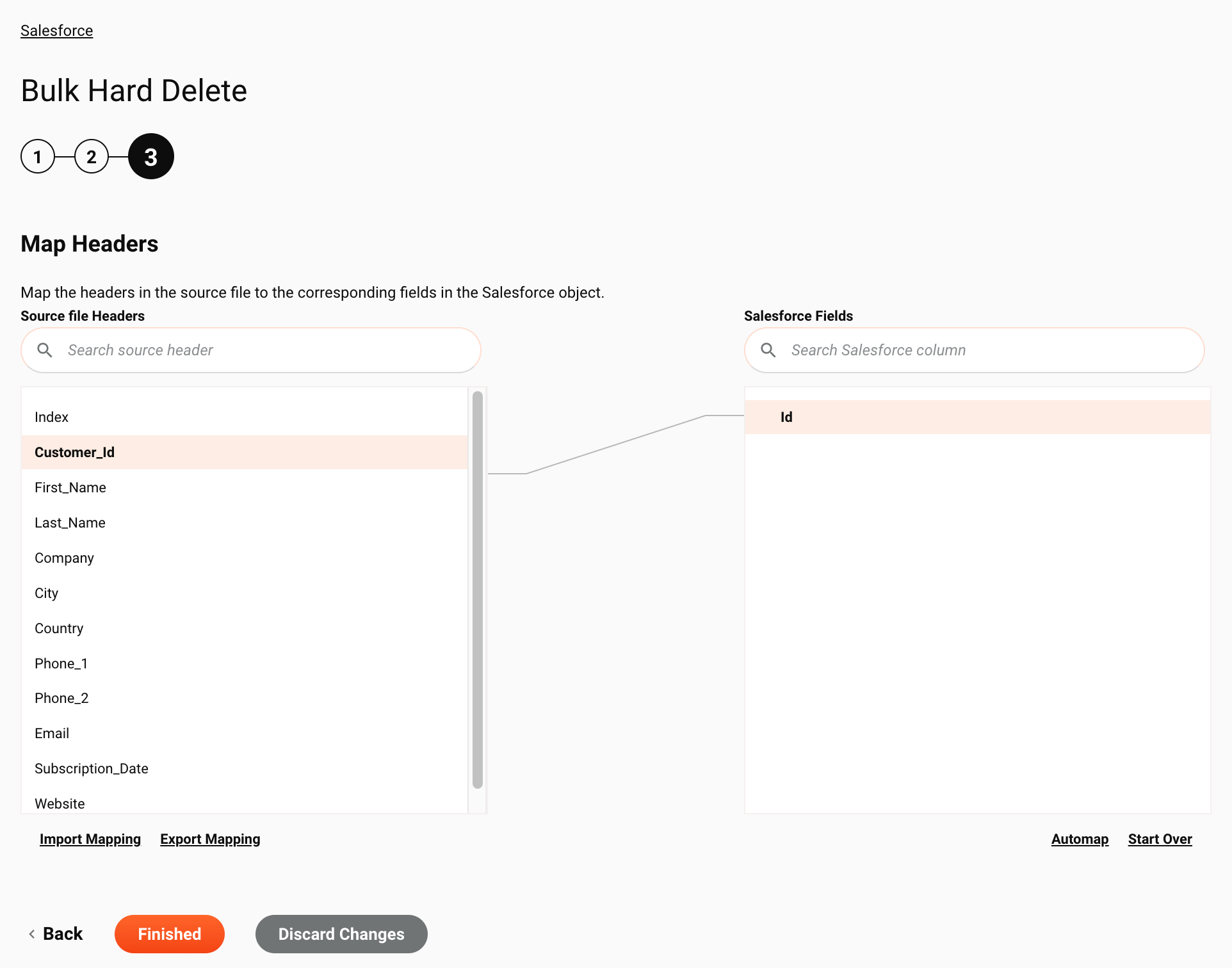 Salesforce Bulk Hard Delete activity 3