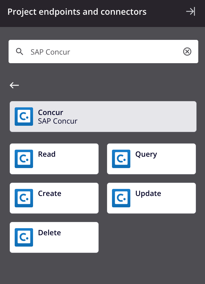 Tipos de atividade do SAP Concur