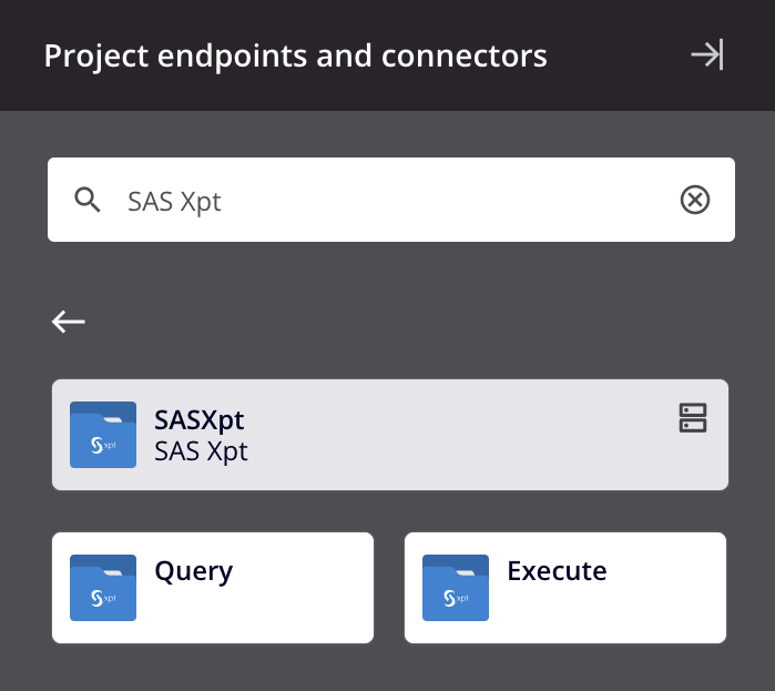 SAS Xpt activity types