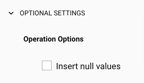 ServiceMax optional settings