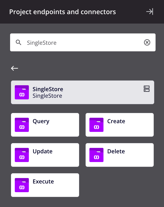 SingleStore activity types