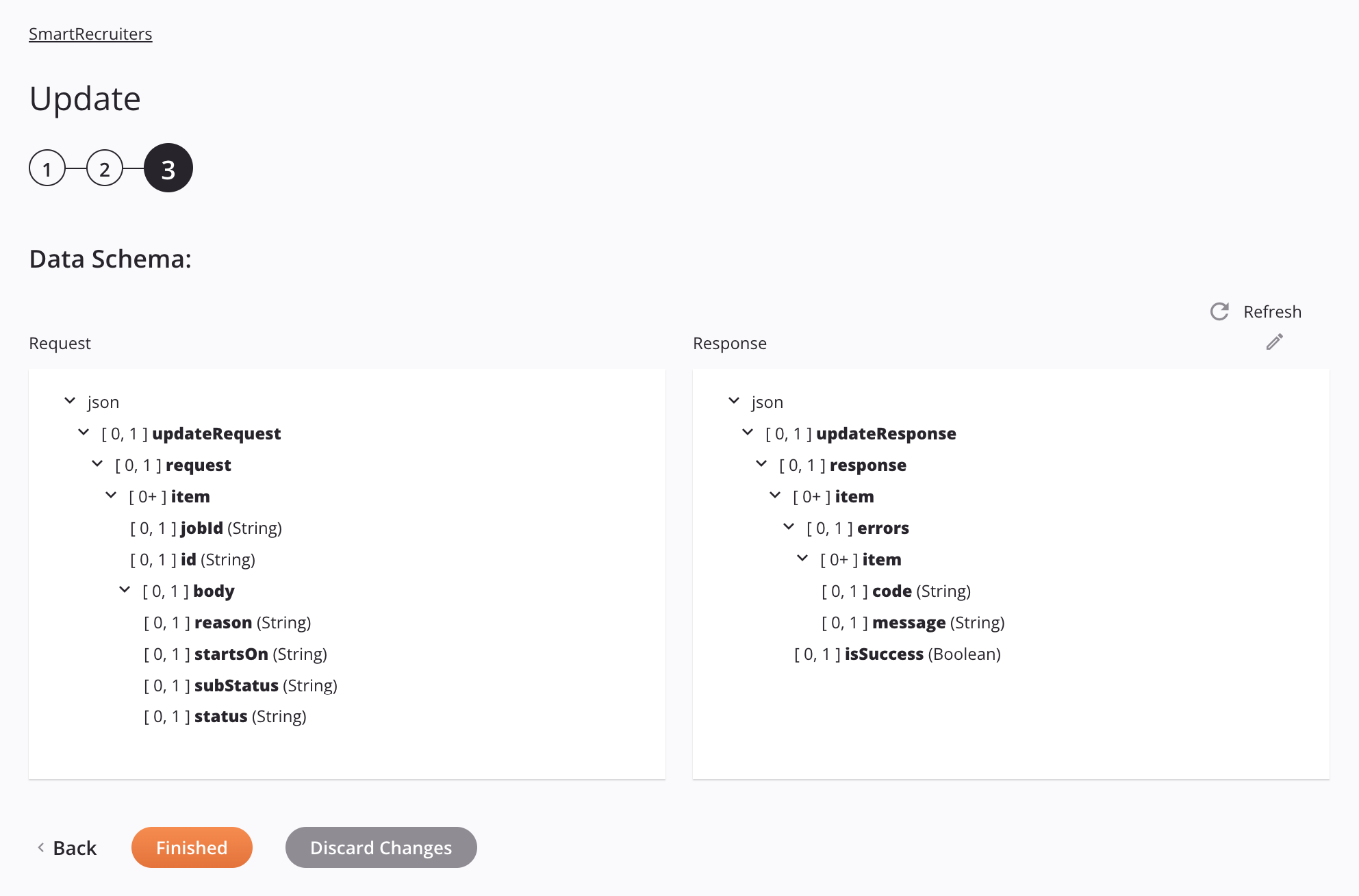 Smartrecruiters update activity configuration step 3