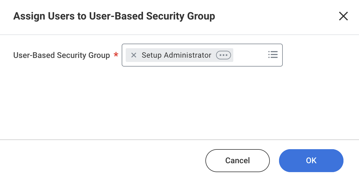 assign isu to security group