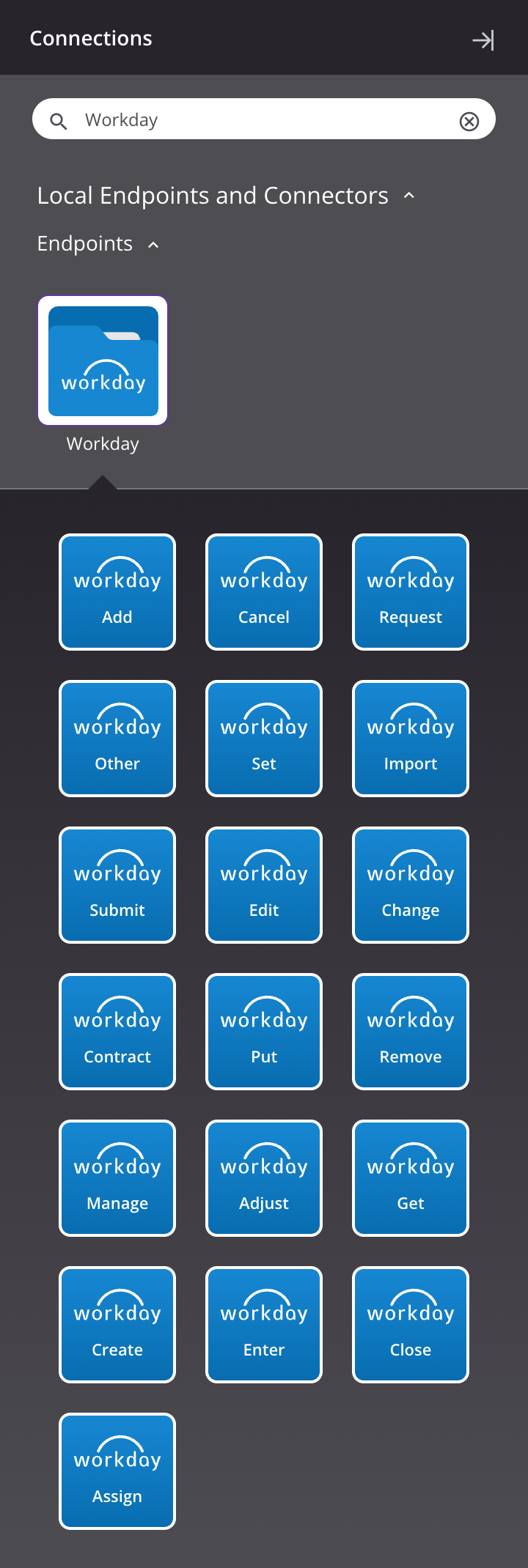 Connections tab