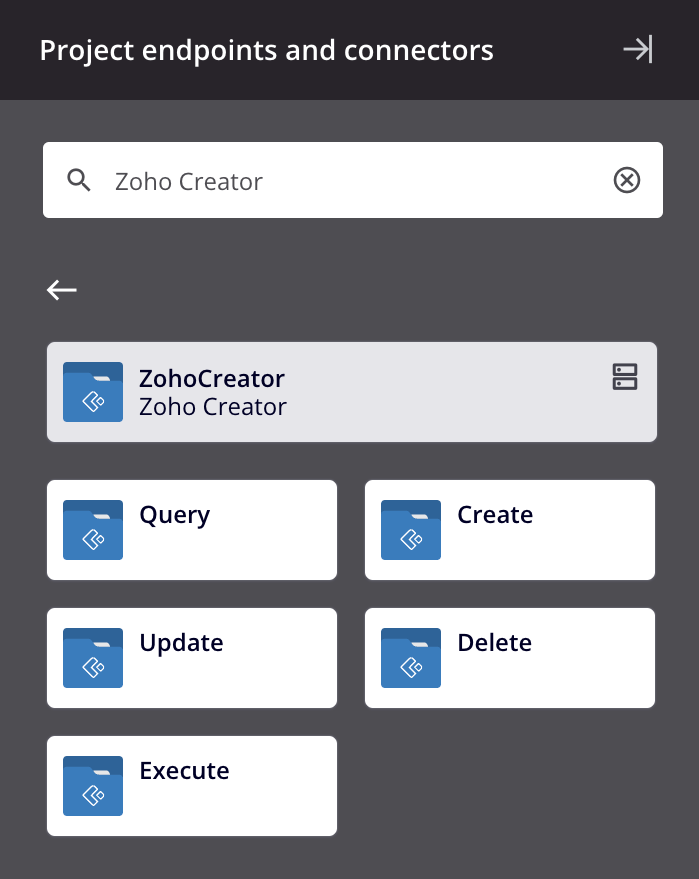 Zoho Creator activity types