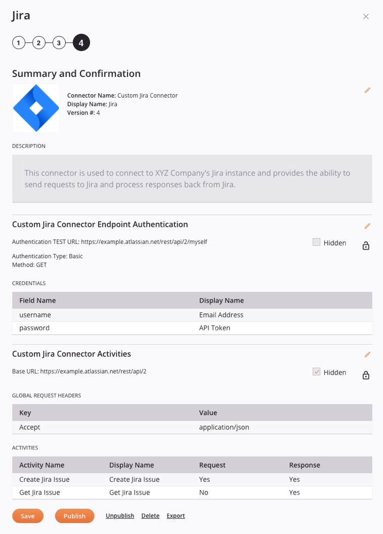 create step 4 summary