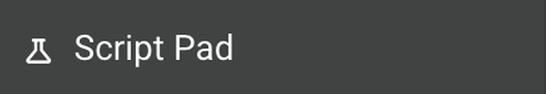 script pad