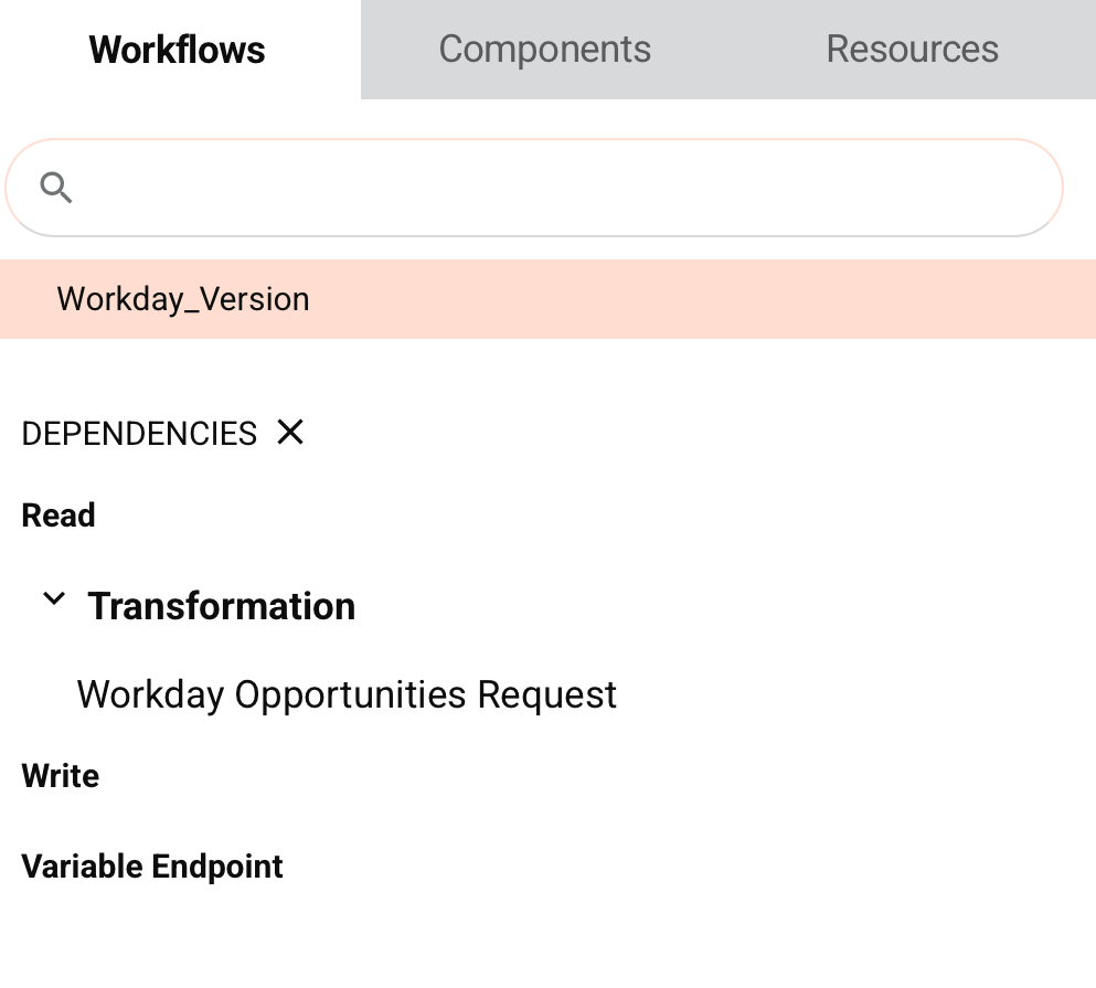 dependencies project variable