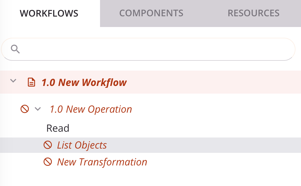 invalid components