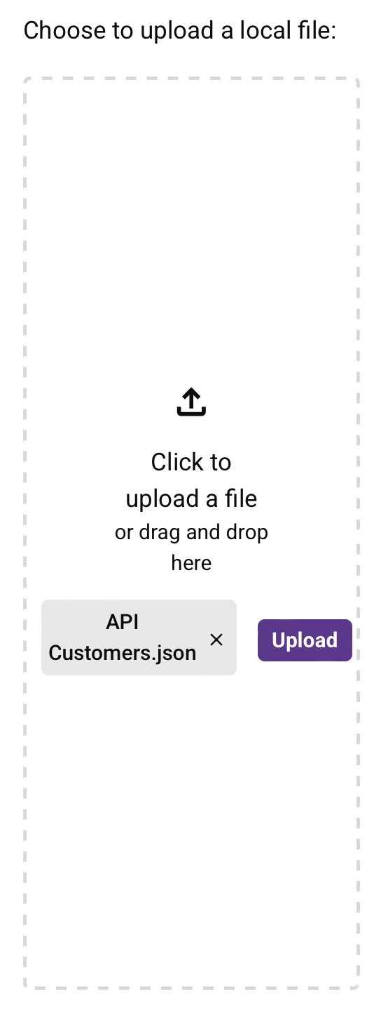 upload a local file